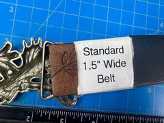 Mystical Chinese Dragon Mythology Figural Cutout Silver Color Belt Buckle