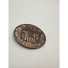 Vietnam War Commemorative Belt Buckle Antiqued Bronze Dragon Military