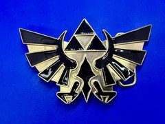 The Legend of Zelda Iconic Golden Hylian Crest 2008 Nintendo Belt Buckle
