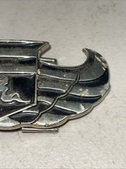 TRUCKER GIRL CREST BELT BUCKLE With BOTTLE OPENER METAL