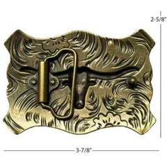 Bronze Gold Bull LONGHORN Western Belt Buckle Cowboy Rodeo buckle