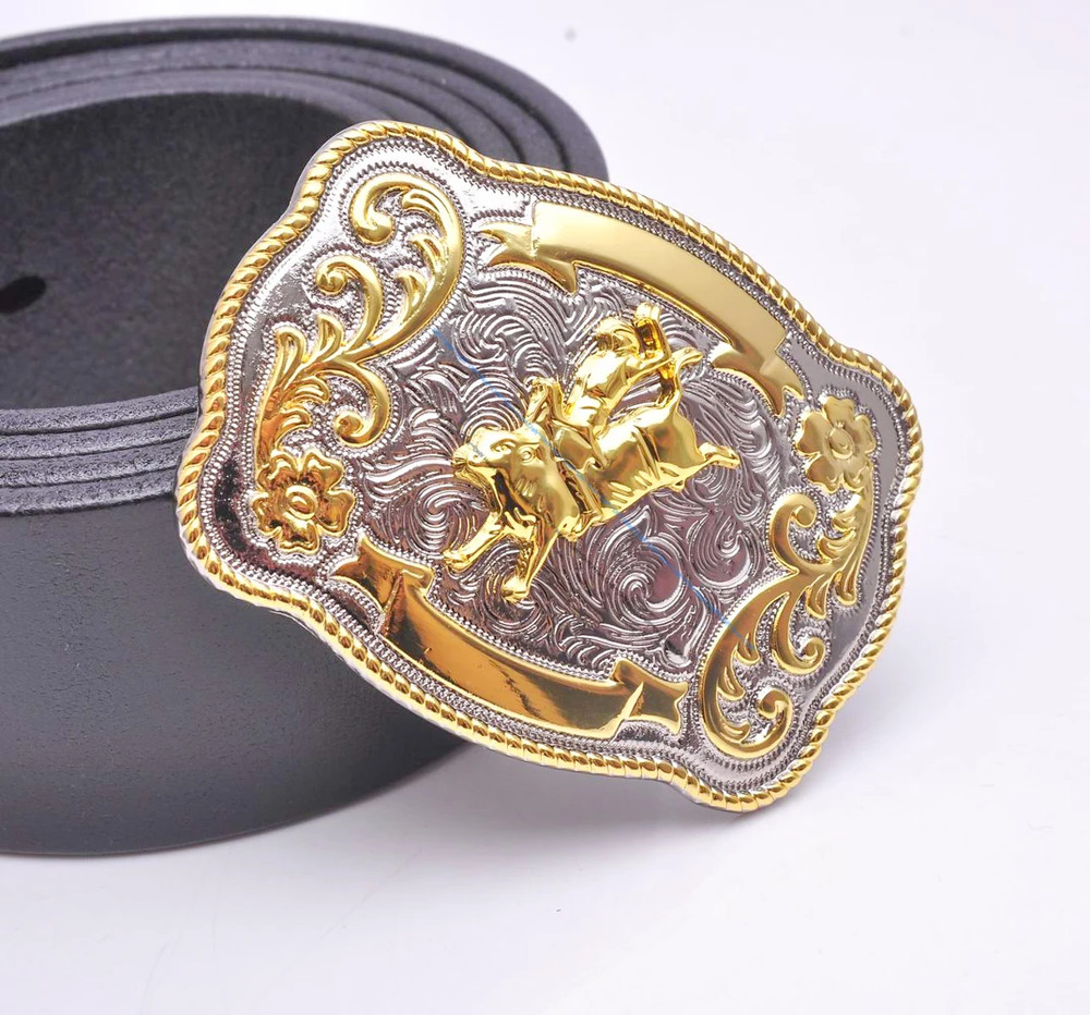 69*50MM Inner 40MM ROCK BULL RIDE RODEO RODEO COWBOY TEXAS WESTERN SHINE BELT BU