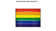LGBTQ ONE LOVE RAINBOW MULTICOLORED FLAG BELT BUCKLES NEW COSTUME HALLOWEEN GIFT