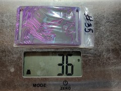 GRIP6 BELT BUCKLE – TITANIUM CONTOUR in PURPLE – WOMEN / MEN – 1.5 INCH WIDE
