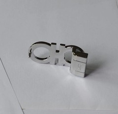 Ferragamo Silver Tone Gancini man&rsquo;s Belt Buckle(Fits Belt Width1.38in) #FCRR03