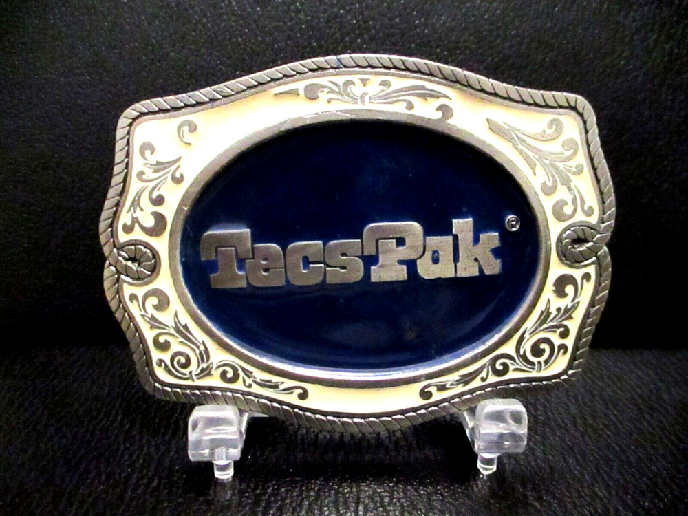 TecsPak Trademark Logo Belt Buckle Mining Industry Springs Bumpers Roller Pad IL