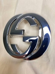 Double G 1.5` Belt Buckle Silver GG Logo 40 mm Replacement Buckle Designer Style