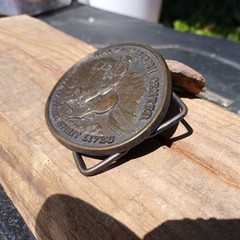 NRA Whittington Center Belt Buckle WHERE FRONTIER SPIRIT LIVES, Rifle Cowboy