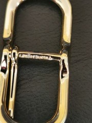 BELT BUCKLES 10993 2.5&Prime;X1&Prime; Gold Plated Made in Italy
