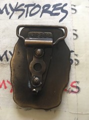 Vintage TONY Brass Belt Buckle approx 5oz. 3&Prime; wide – name personalized Oden Inc.
