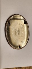 .925 Silver Front Vintage German Silver Western Belt Buckle Cowboy Roping