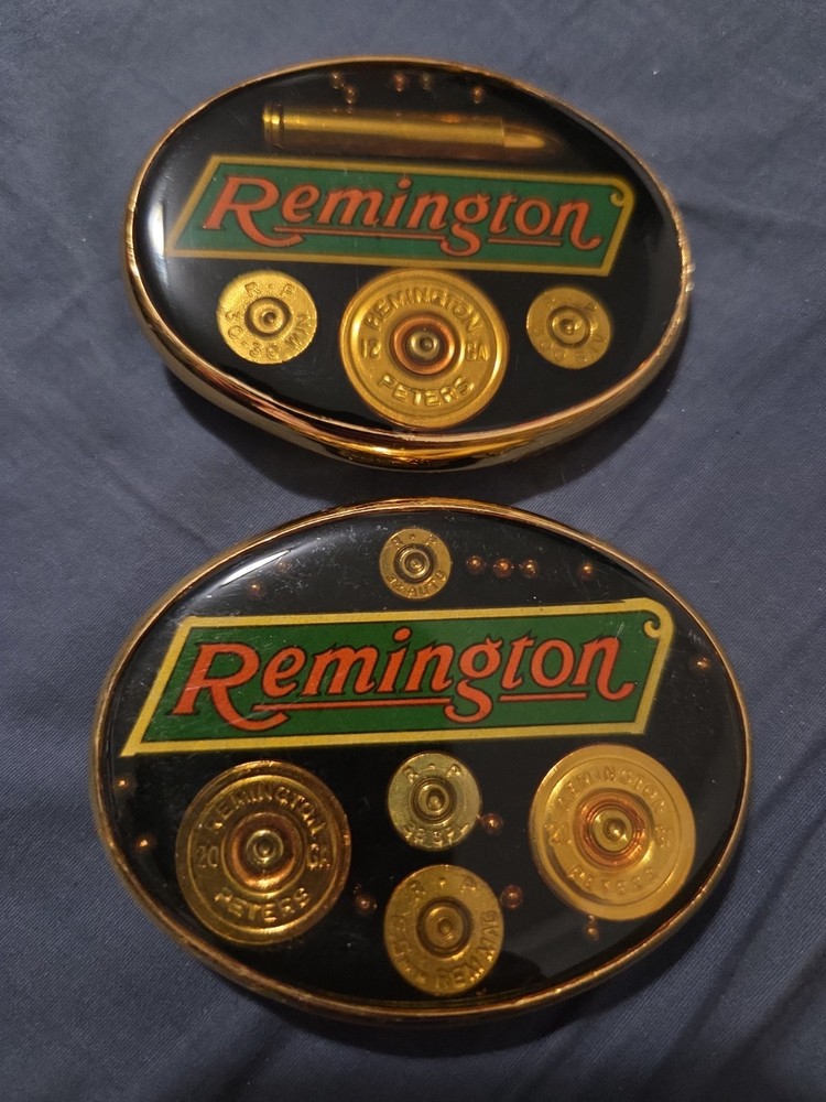 Von West Encased Bullet Shells Remmington Long Luger Belt Buckle Guns – Pick One