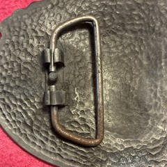 Vintage Y2K Hurley Gothic Skull Metal Belt Buckle [READ DESC.]