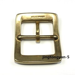Solid Brass Belt Buckle Men&rsquo;s Pin Belt Buckles Fits For 1.5 inches Belt