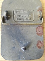 Vintage Lenton Rebar Splicing Dynabuckle Provo Utah Solid Brass Belt Buckle