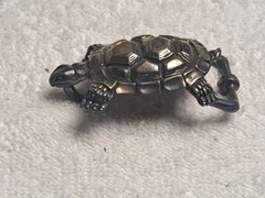 ALEXANDER&rsquo;S BELTS & BUCKLES Sterling Vintage 1990 or 1996 turtle