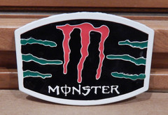 NEW!! Monster Energy Drink Logo Metal Belt Buckle Red Green