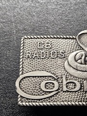 Vintage Cobra CB Radios Belt Buckle Lewis Buckles Chicago Advertising Snake Logo