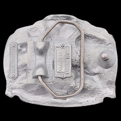 Rocky Mountains Bighorn Sheep Colorado Vintage Belt Buckle