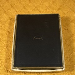 Swank Vintage Gold Tone Rectangular Metal Men&rsquo;s Belt Buckle with Box