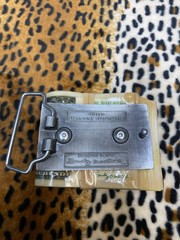 THE MONEY BUCKLE Vintage Money Roll Belt Buckle Cash Stacks