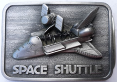 1980 belt buckle NASA Space Shuttle 3.25&Prime; long great condition unused