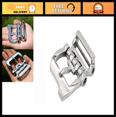 Stainless Steel Single Prong Belt Buckle 1.6&Prime; (40mm) for 1.5&Prime; (38mm) Belts – Dur