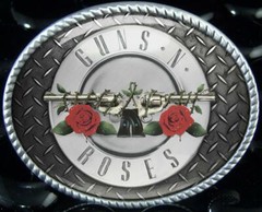 Guns n Roses Belt Buckle – Rock n Roll High Quality Handmade Buckle – 692