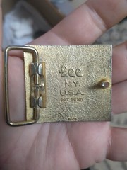 Lee N.Y. Zodiac Capricorn Gold Tone Sparkle Belt Buckle 11-29
