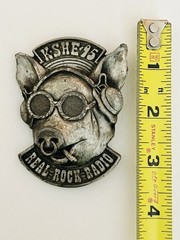 KSHE-95 St Louis Real Rock Radio Belt Buckle « Sweetmeat » READ