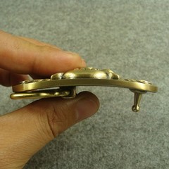 Heavy duty Brass “ Tiger ” Belt Buckles For 1.5&Prime; Plate Pin Buckle Z202