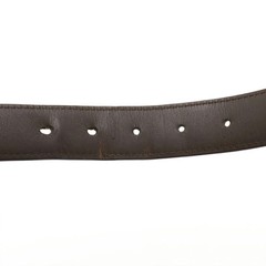 LOUIS VUITTON Monogram Suntulle Cut Belt Men&rsquo;s Men&rsquo;s Silver Hardware