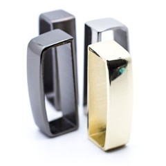 5X 40mm Solid Brass Belt Loop Belt Buckle Keeper Loop Ring Metal Accessories US