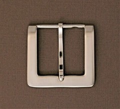 New 1 1/2&Prime; pin buckle(#56) man/women brushed nickel finish jean casual USA