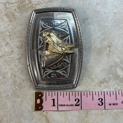 Belt Buckle Horse Head Cowboy Men&rsquo;s Women&rsquo;s Gold Silver Tone Texas Western