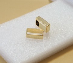 New 3/4&Prime; 20mm belt or handbag strap keeper(#026b) for woman gold color finish