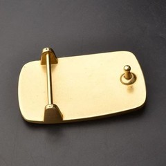 Copper buckle men&rsquo;s brass belt buckle plate buckle belt buckle smooth buckle