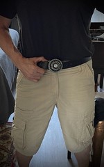“Exposure 8:15” Belt Buckle Camera Lens Watch Industrial Art OOAK Darren McNeese