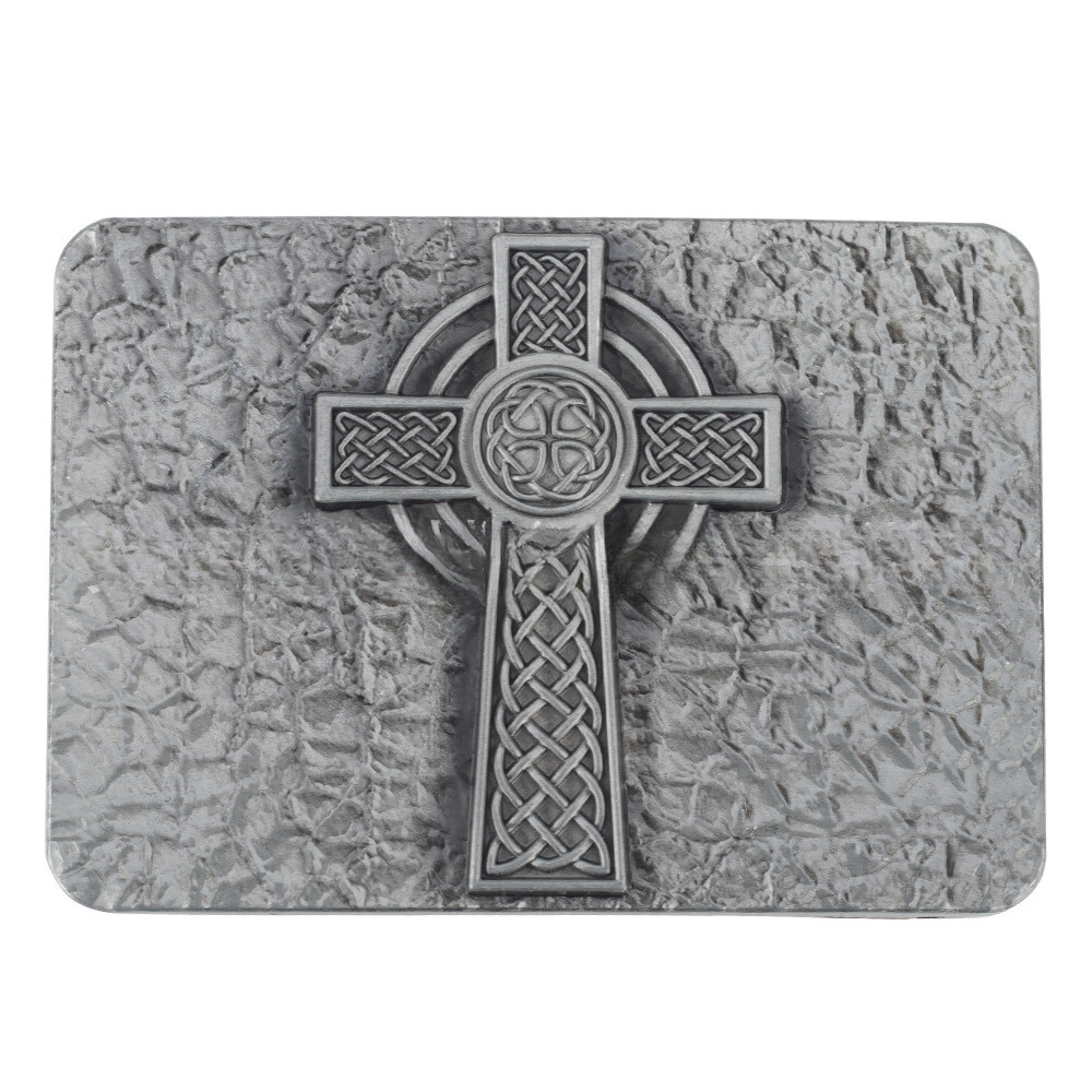 Celtic Cross Belt Buckle Western Cowboy Motorcycle Driver