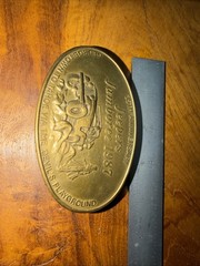 JEEP JEEPERS JAMBOREE 1987 35th Anniversary Belt Buckle Shotgun England