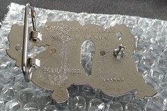 DRAGON FIRE FLAME BREATHING SOLID BRASS CHROME PLATED BARON BELT BUCKLE 1981