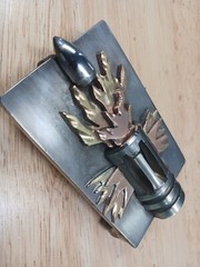 AR15 Flash Suppressor Belt buckle -Handmade- RT ARTISAN WORKS