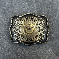 Belt Buckle Custom Personalized Monogrammed Western Buckle for Belts Wide 1.5&Prime;