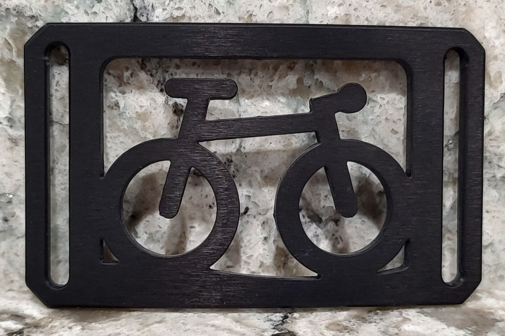 GRIP6 BELT BUCKLE – 10 SPEED BIKE – NINJA BLACK – 1.5 INCH WIDE