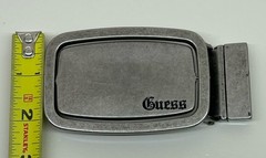 Guess Belt Buckle Only, Reversible 2 Sided Flip