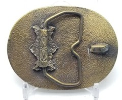 NRA National Rifle Association GOLDEN EAGLES Belt Buckle Made in USA