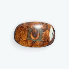 Vintage Wooden Belt Buckle – Classic Rustic Handmade Style