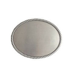 Vintage Style Western Rope Oval Blank Belt Buckle also Stock in US