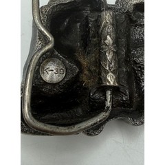 Vintage 1978 Bergamot Brass Works Steam Locomotive Train Belt Buckle 1002 USA