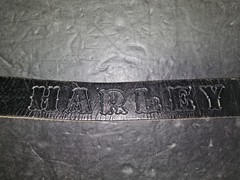 1992 The Great American Belt Buckle Harley-Davidson Born to Ride w/ Leather Belt